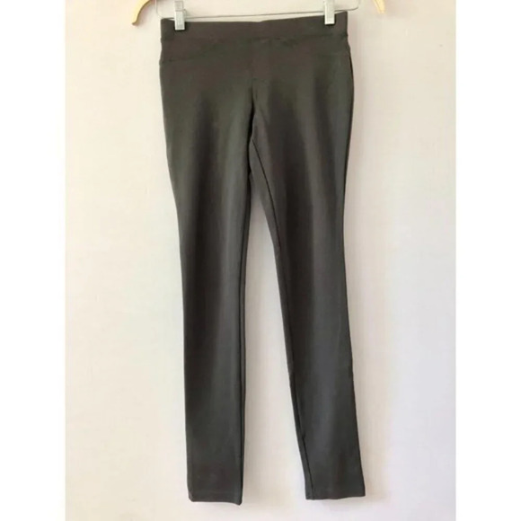 Hue Gray Pull On Ponte Skinny Pants XS - Picture 1 of 5